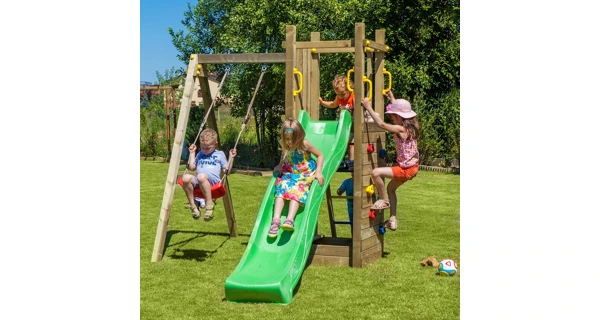 Detské ihrisko Marimex Play Basic 004 + zelená šmykľavka