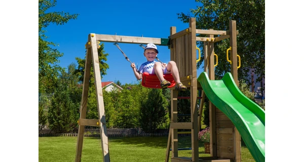 Detské ihrisko Marimex Play Basic 004 + zelená šmykľavka