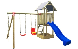 Detské ihrisko Marimex Play Basic 005 + modrá šmykľavka