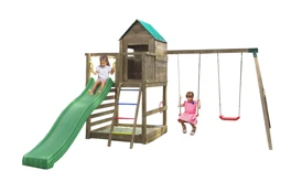 Detské ihrisko Marimex Play Basic 007 + zelená šmykľavka