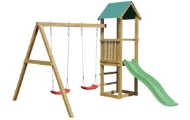 Detské ihrisko Marimex Play Basic 008 + zelená šmykľavka