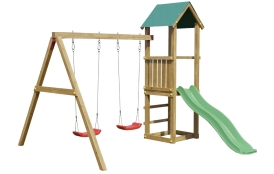 Detské ihrisko Marimex Play Basic 008 + zelená šmykľavka