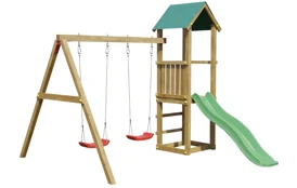 Detské ihrisko Marimex Play Basic 008 + zelená šmykľavka