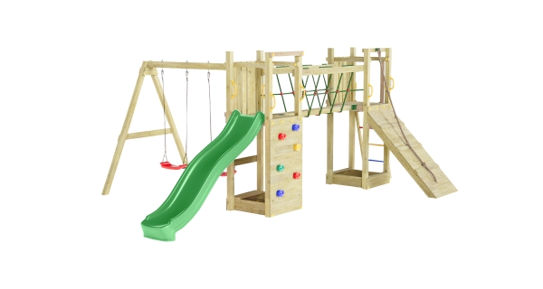 Detské ihrisko Marimex Play Basic 010 + zelená šmykľavka