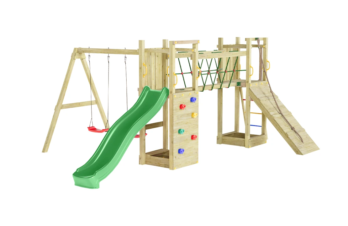 Marimex | Detské ihrisko Marimex Play Basic 010 + zelená šmykľavka | 11640589