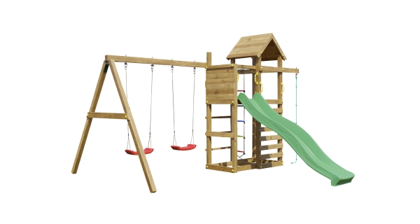 Detské ihrisko Marimex Play Basic 011 + zelená šmykľavka