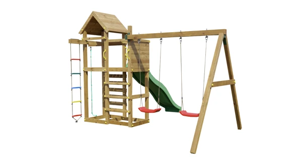 Detské ihrisko Marimex Play Basic 011 + zelená šmykľavka