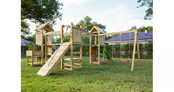 Detské ihrisko Marimex Play Basic 012 + zelená šmykľavka