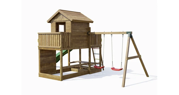 Detské ihrisko Marimex Play Basic 013 + zelená šmykľavka