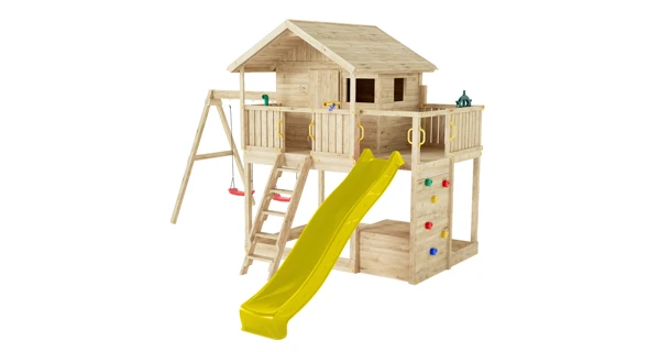 Detské ihrisko Marimex Play Basic 015 + žltá šmykľavka