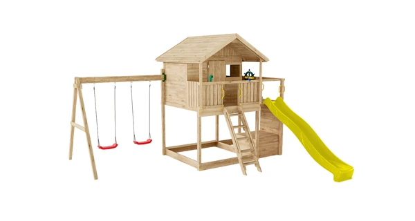 Detské ihrisko Marimex Play Basic 015 + žltá šmykľavka