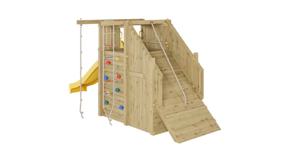 Detské ihrisko Marimex Play Basic 016 + žltá šmykľavka