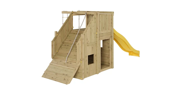 Detské ihrisko Marimex Play Basic 016 + žltá šmykľavka