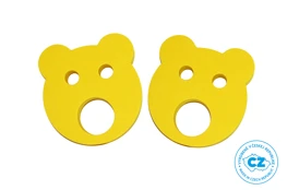 Detské plavecké rukávy - Medvedík malý, žlté