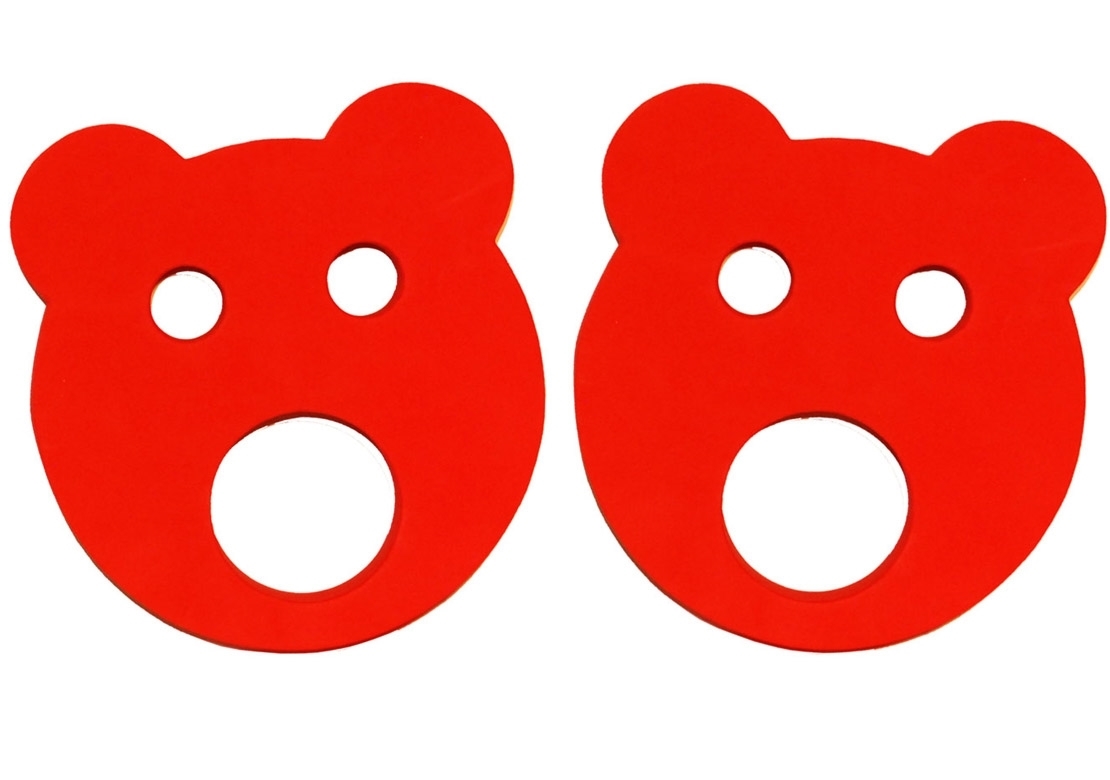 Marimex | Detské plavecké rukávy - Medvedík veľký, červené | 11630319