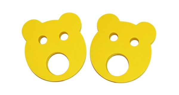 Detské plavecké rukávy - Medvedík veľký, žlté