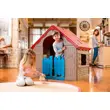 Detský domček Foldable Play House - červená + žltá + svetlo modrá