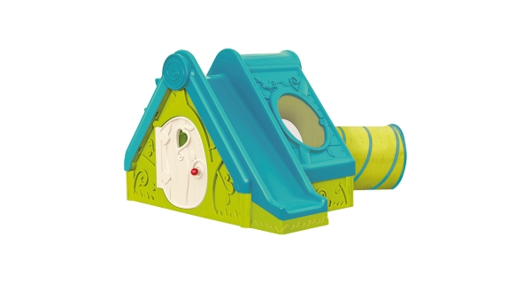 Detský domček Funtivity Play House - zelená + modrá
