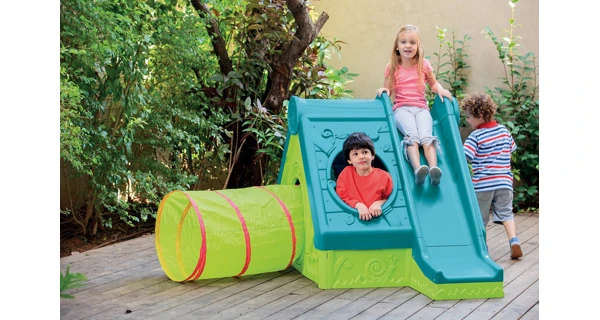 Detský domček Funtivity Play House - zelená + modrá