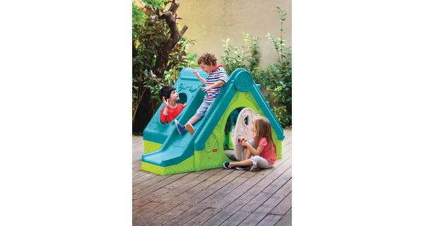 Detský domček Funtivity Play House - zelená + modrá