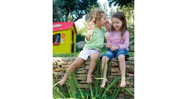 Detský domček Magic Play House - zelená + fialovočervená