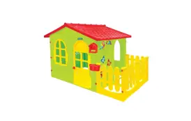Detský domček Mochtoys Garden House s plotom