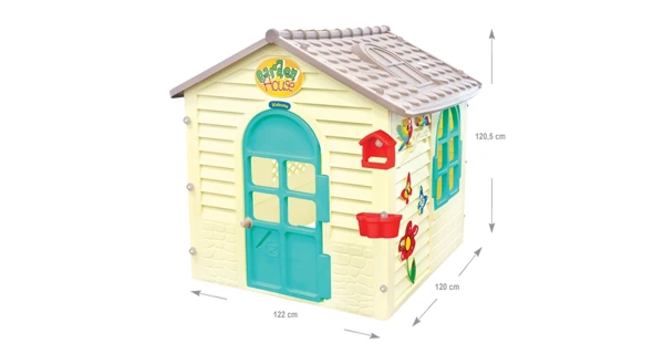 Detský domček Mochtoys s kvetinami