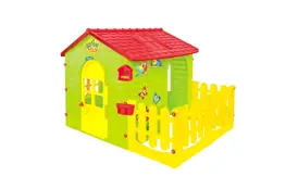 Detský domček Mochtoys s plotom