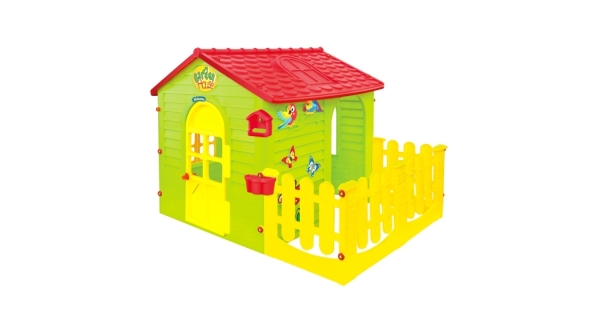 Detský domček Mochtoys s plotom