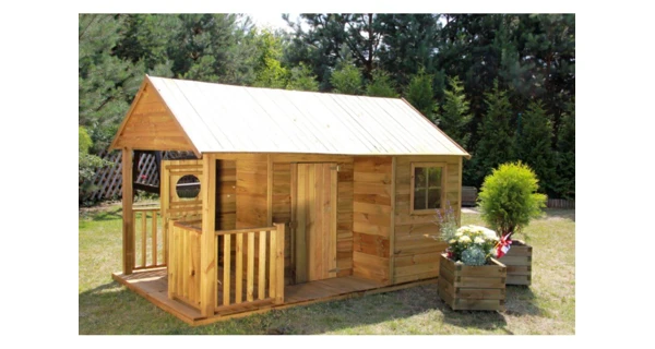 Detský drevený domček Marimex Farma