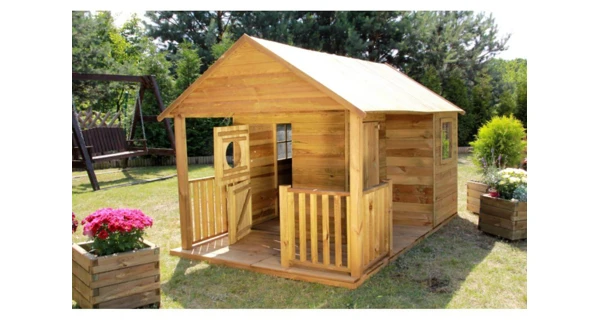 Detský drevený domček Marimex Farma