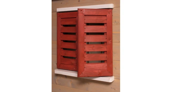 Detský drevený domček Marimex Veranda s hojdačkou