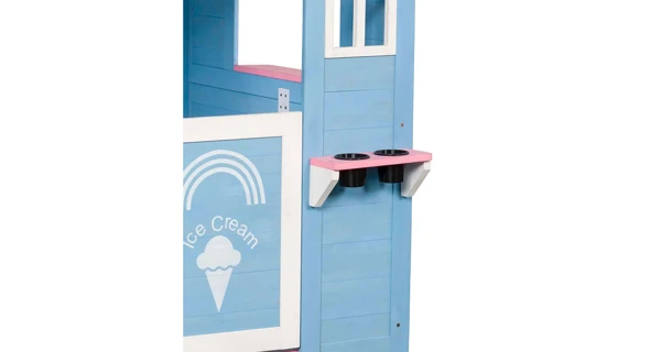 Detský drevený domček Zmrzlinový raj