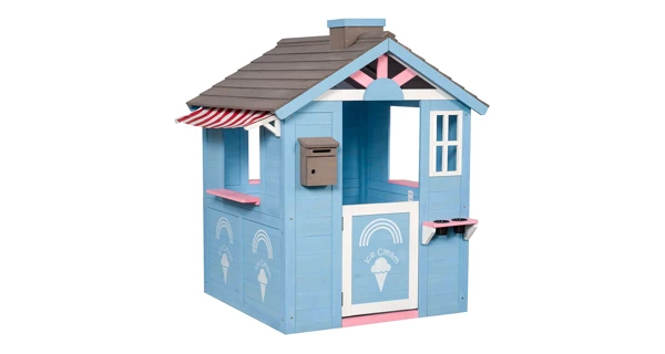 Detský drevený domček Zmrzlinový raj