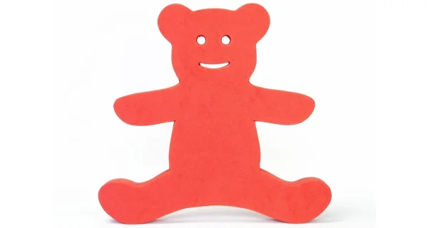 Doska plavecká Medvedík 340x290x38 mm - ružová