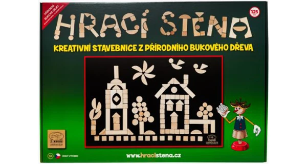 Drevená hracia stena 50 x 70 cm