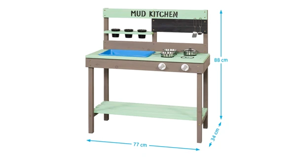 Drevená kuchynka MUD