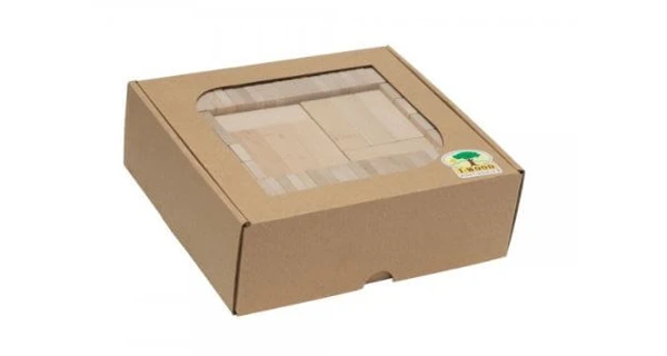 Drevená stavebnica domino - 200 ks