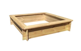 Drevené pieskovisko štvorhranné