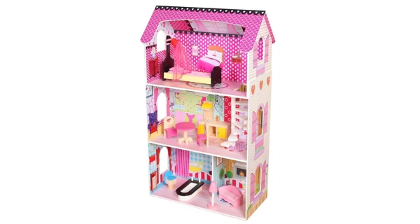 Drevený domček pre bábiky