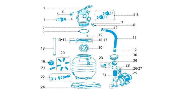 Držiak lopatiek tyče venca ProStar Profi 3, 5, 4