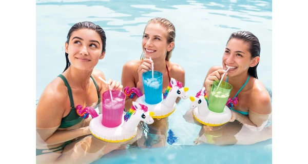 Držiak na nápoje - nafukovací Jednorožec