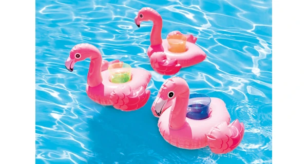 Držiak na nápoje - nafukovací Plameniak