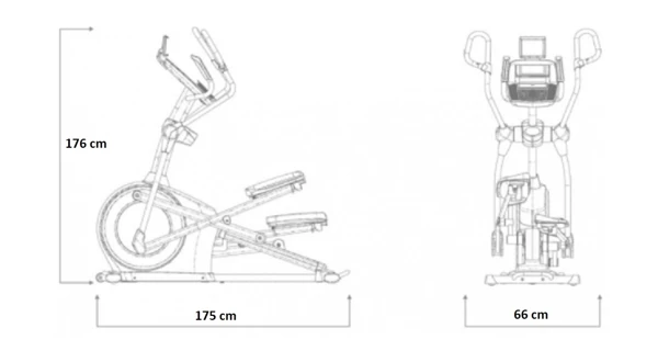 Eliptický trenažér NordicTrack C5.5