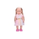 Eliška chodiaca bábika 41 cm ružové šaty