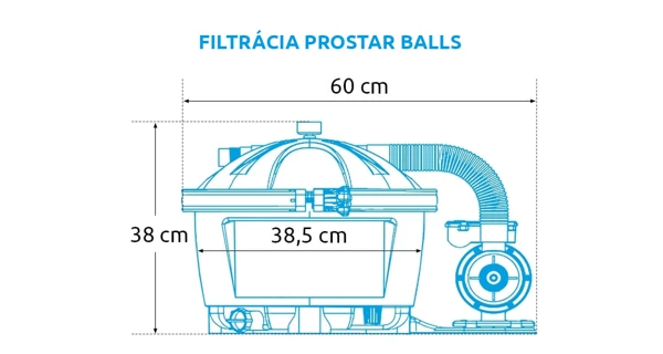 Filtrácia Marimex ProStar Balls + filtračná náplň AquaMar balls ZADARMO
