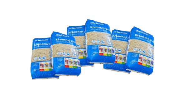 Filtračný piesok - 6 x 25 kg