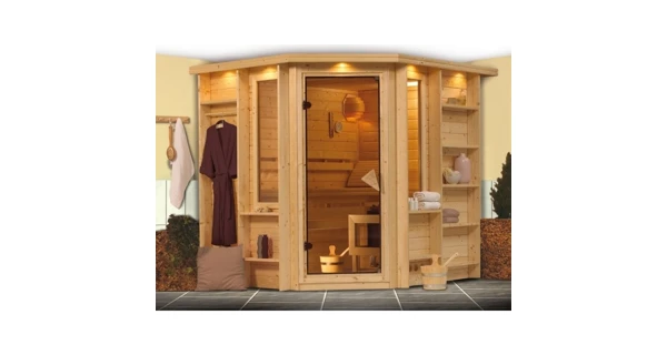 Fínska sauna Karibu Cortona - KOMPLETNÝ SET