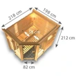 Fínska sauna Karibu Cortona - KOMPLETNÝ SET