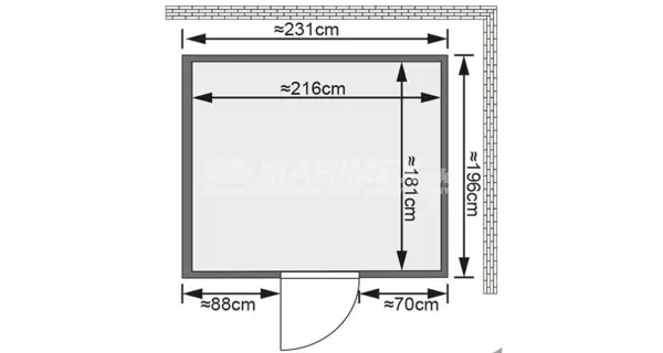 Fínska sauna Karibu Gobin